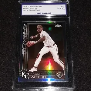 GEM MT 10 Bobby Witt Jr 2025 Sepia Refractor