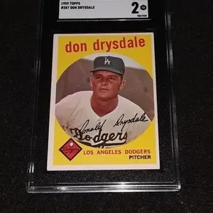 1959 ToppsDon Drysdale SGC 2