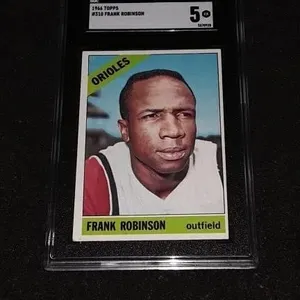 1966 Topps Frank Robinson SGC 5