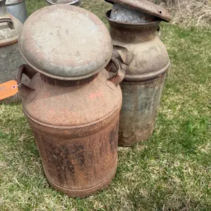 (2) Milk Cans