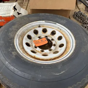 Unused Spare Trailer Tire on Rim