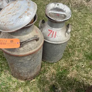 (2) Milk Cans