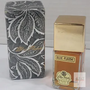 Ellyn Deleith Blue Flame Parfum 1 fl. oz Glass Bottle w/Box Frank P. Becker Inc. Vintage