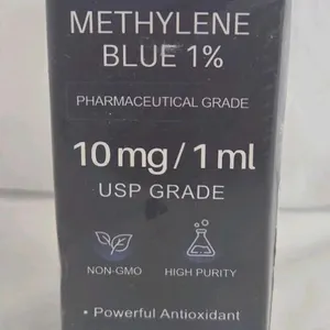 Pacifisi Methylene Blue 1% Solution USP Grade, 10mg/mL, 1.7 fl oz (50ml), Non-GMO, Alcohol & Formaldehyde Free