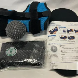 NEW ThruDove Plantar Fasciitis Night Splint Kit – L/XL Sock, Spiky Massage Ball, Adjustable Brace
