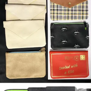IPSY Cosmetic Makeup Bags: Faux Leather/Printed Styles, Various Colors, Zipper & Snap Closures