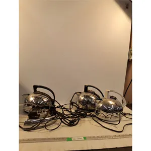 Iron, (3) Electric Kettles ( all as is) - PICK UP