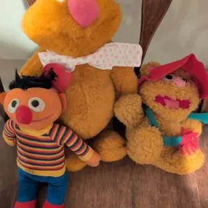 Three Plush Toys Featuring Iconic Characters