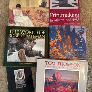 Six Canadian Art Books Featuring Robert Bateman and Tom Thomson