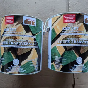 (2) Sealed Ned Cut Wood Preservative Paintable Solution 3.78L