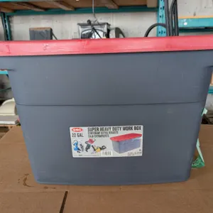 Storage Tub Full of Misc. Tool Related Items As Shown (22 Gal)