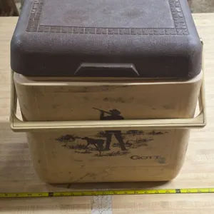 Cooler with ice pack