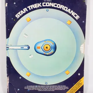 STAR TREK CONCORDANCE 1976 COLLECTOR BOOK