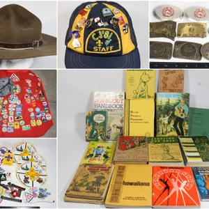 FEATURE SCOUTS COLLECTIBLES (LOTS ARE ALL OVER THE AUCTION)