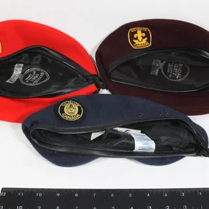 3 VINTAGE BOY SCOUTS BERETS