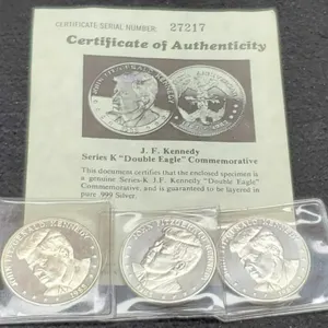 (3) 1983 J.F. Kennedy Comm. Double Eagle