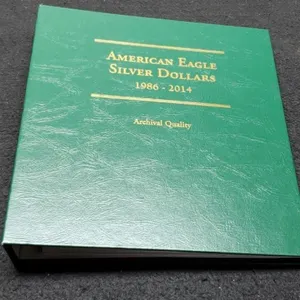 1986-2014 Silver Eagle Album, New By Littleton,