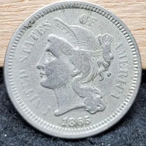 1865 Three Cent