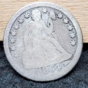 1854-O w/ Arrows Liberty Seated Dime