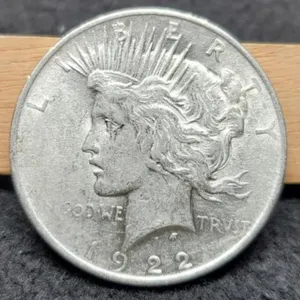 1922 Peace Dollar AU