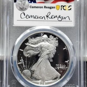2021-W T2 Slab Proof Silver Eagle PCGS PR69 DCAM