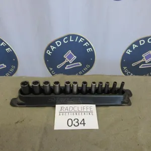 Snap-On sockets in magnetic holder, 5�15