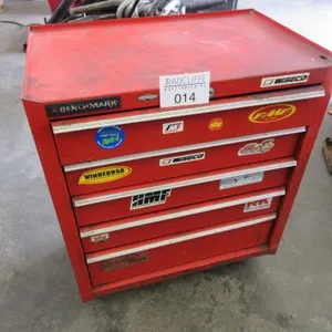 Benchmark toolbox on wheels, 27W x 27.5H x 17D