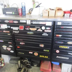 Snap-On Toolbox with castors, 72.5W x 29D x 39H