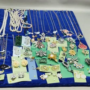 board display w/ costume jewelry