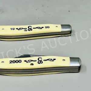 2 Schrade Calgary Stampede folding knives