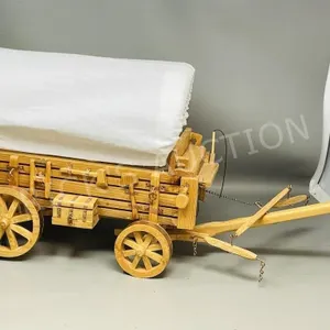 hand crafted chuckwagon lamp - 11 x 18"