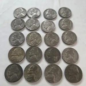 20 war nickels/ 35% silver