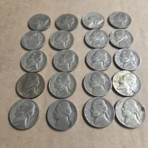 20 war nickels/ 35% silver