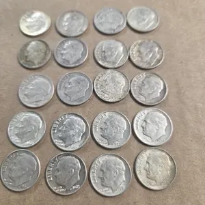 20 roosevelt dimes/ 90%% silver
