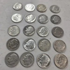 20 Roosevelt dimes/ 90% silver