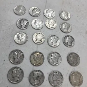10 Mercury Dimes/ 90% silver
