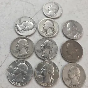 10 Washington quarters/ 90% silver