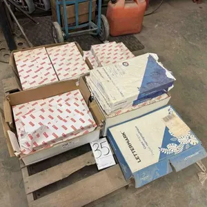 pallet of assorted paper