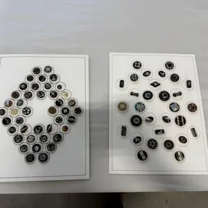 2 cards of inlays, 72 buttons