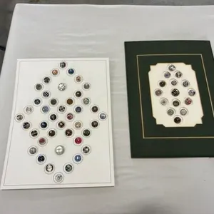 2 cards of kaleidoscopes, 57 buttons