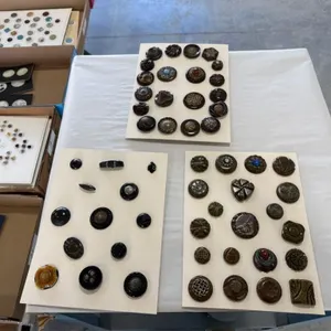 24 3 cards of Bakelite coat buttons