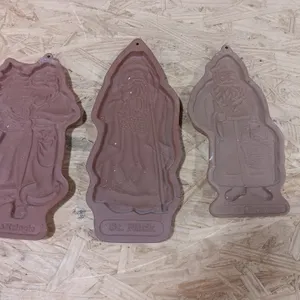 Longaberger Cookie Molds. Kriss Kringle, St Nick
