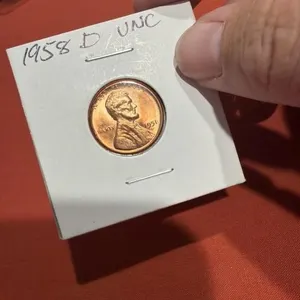 1958 D one cent