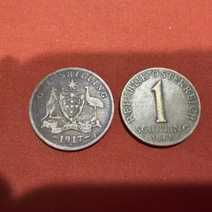 1917 one shilling, 1961 one shilling