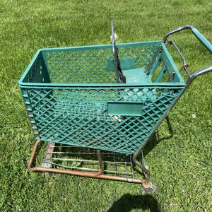 Plastic/Metal Shopping Cart