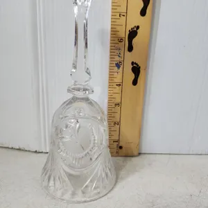 Clear Glass Flower Bell