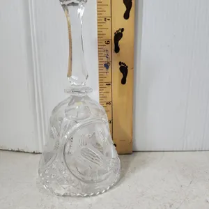 Clear Glass Bird Bell