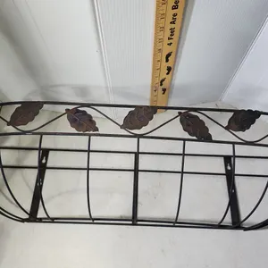 Wire Window Flower Basket 30''X9''X7''