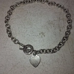 Tiffany & Co. 925 Charm & Necklace-Untested Entire Piece Non-Magnetic 70 Grams Total Weight