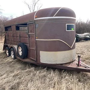 1985 Wy-Lee 16' Bumper Pull Stock Trailer, SN: 2W9LC16B7F1005028.